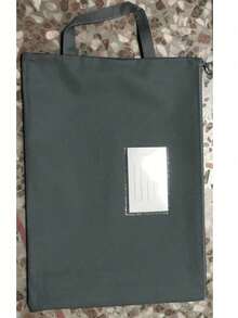 1个A4复古Morandi牛津布防水文件袋，大容量双层手提包文件收纳包，办公用品（A4），返校季，学习用品 - A4 - 查看 11
