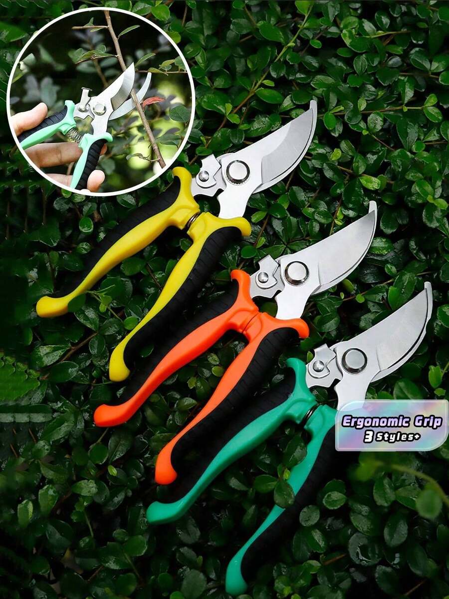 Multi Functional Gardening Scissors, Tree Branches, Flower Branches, Grafting Garden Tools, Tree Branches, Floral Arrangements, Pruning Shears - Green - View 1