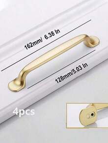 4pcs Metal Cabinet Handles - Versatile Knobs For Kitchen, Drawers & Cupboards - Multicolor - View 14