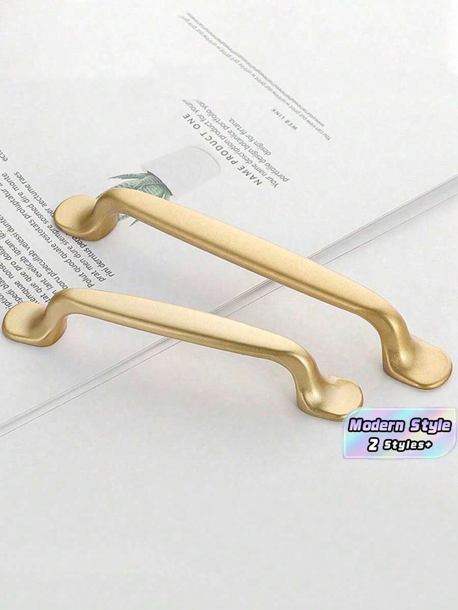 4pcs Metal Cabinet Handles - Versatile Knobs For Kitchen, Drawers & Cupboards - Multicolor - View 1