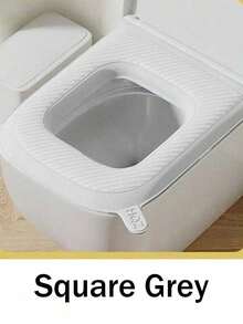 Universal Toilet Seat Cover - Bathroom Toilet Mat, Portable Home Seat Cover, Suitable For Most People - Multicolor - View 18