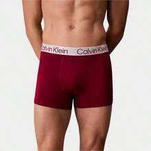 Calvin Klein Set 4 Boxer Klein Men's Microfiber Premium Original Comfort - Grey - View 3