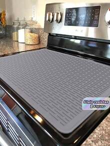 1Pc Silicone Dishwashing Mat – Kitchen Utensil Drainage Mat, Heat-Resistant Flexible Rubber Mat For Countertop & Sink, Multifunctional Insulation Pad & Water Filter Mat, Cup Holder (2 Colors Available) - Multicolor - View 1