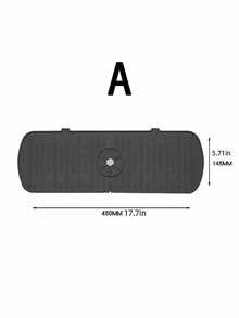 Silicone Dish Drying Mat With Extra-Wide Edge - Non-Slip Kitchen Countertop Drainage Mat For Plates, Bowls, Utensils | Flexible Odor-Resistant Drying Rack - Grey - View 6