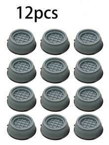 4/8/12Pcs Washing Machine Foot Pads, Anti Slip, Shock-Absorbing, Shock-Absorbing, Soundproof, All Drum Washing Machine, Silent, Universal, Height Increasing, Household Use - Multicolor - View 12