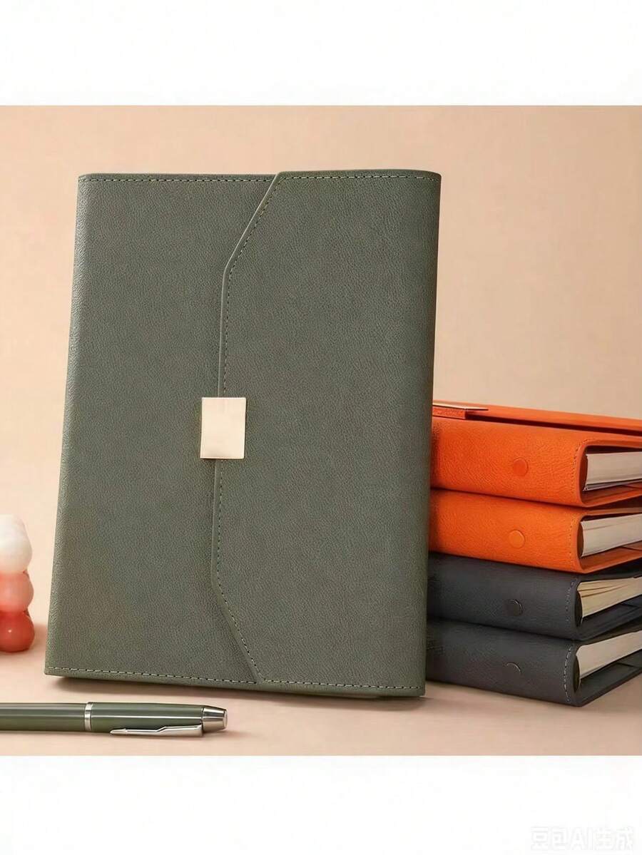 Buku Catatan Jilid A6/A5, Agenda Perencana, Sampul Kulit, Buku Catatan Isi Ulang, Buku Catatan Lepas, Perlengkapan Kantor, Jurnal Perjalanan. - warna-warni - View 1