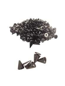 30PCS Screwback Cone Spikes Rivets For Clothing Shoes Bags Punk Goth DIY - Multicolor - View 11