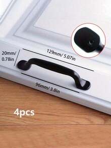 4pcs Metal Cabinet Handles - Versatile Knobs For Kitchen, Drawers & Cupboards - Multicolor - View 11