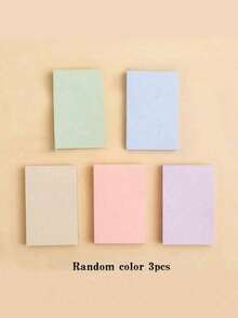 Sticky Notes | Random Colors, Portable Self-Adhesive Bookmarks & Memo Pads For Home Office School - Multicolor - View 10