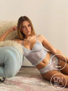 Aralina Soft Lace Trim Lounge Camisole Cute Summer Tops Women Sleepwear Matching Pajama Set - Multicolor - View 1