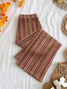 Travachic KIDS Travachic Tween Girl Tween Girl Vacation Casual Knit Striped Pan - Nhiều màu - Xem 4