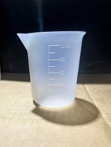 柔性洗衣液量杯，硅胶洗衣液量杯，可水洗洗衣液量杯，可重复使用，柔韧硅胶量杯 - 白色 - 查看 8