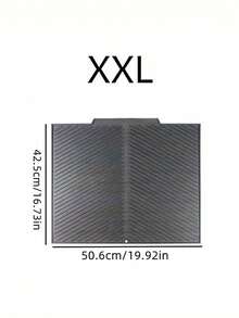 Silicone Dish Drying Mat With Extra-Wide Edge - Non-Slip Kitchen Countertop Drainage Mat For Plates, Bowls, Utensils | Flexible Odor-Resistant Drying Rack - Grey - View 7