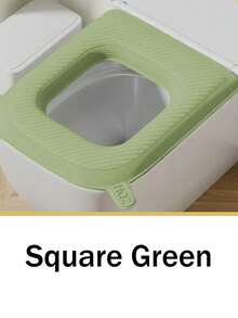 Universal Toilet Seat Cover - Bathroom Toilet Mat, Portable Home Seat Cover, Suitable For Most People - Multicolor - View 17