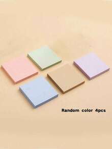 Sticky Notes | Random Colors, Portable Self-Adhesive Bookmarks & Memo Pads For Home Office School - Multicolor - View 11