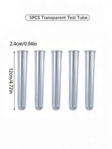 DIY Silicone Mold For Hydroponic Vase & Epoxy Resin Casting - Reusable Crystal Clear Geode Mold, Test Tube Planter Craft Kit For Crystal Art/Herb Garden - White - View 7