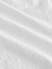 AXEPEAK 男士极简印花休闲短裤 - 白色 - 查看 5