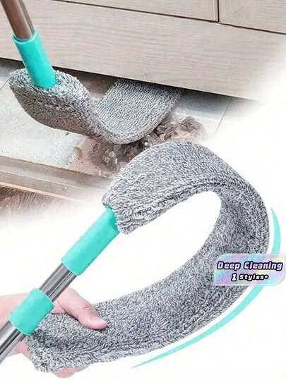 Mopa extensible 2 en 1, para limpiar y trapear debajo de la cama, herramienta de limpieza de temporada para el hogar y la escuela