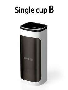 SHEIN Disposable Cup Holder, Automatic Cup Dispenser, Water Dispenser, Paper Cup Holder, Wall Mounted Household Non Perforated Creative Storage Rack - Multicolor - View 7