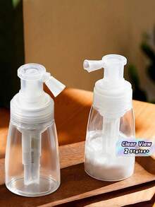 1PC Powder Spray Bottle - Refillable Dispenser For Talcum, Setting Powder & Powder, With Safety Lock Nozzle, Portable Travel Bottle For Daily Powder Use, Perfume Bottle, Travel Bottles - Multicolor - View 2