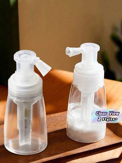 1PC Powder Spray Bottle - Refillable Dispenser For Talcum, Setting Powder & Powder, With Safety Lock Nozzle, Portable Travel Bottle For Daily Powder Use, Perfume Bottle, Travel Bottles