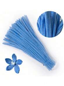 Bộ hoa làm từ ống hút màu xanh và trắng, Bộ đồ thủ công DIY nâng cấp, Thích hợp cho Ngày của Mẹ, Lễ tốt nghiệp, Ngày lễ tình nhân và quà tặng ngày lễ, Bộ lõi len thủ công, Bộ hoa làm từ ống hút màu xanh và trắng - Xanh và trắng - Xem 15