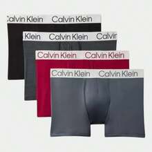 Calvin Klein Set 4 Boxer Klein Men's Microfiber Premium Original Comfort - Grey - View 1