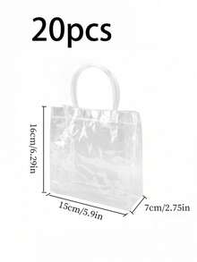 PVC Handbag Transparent Souvenir Bag Gift Bag Stall Gift Bag Plastic Clothing Store Bag - Clear - View 11