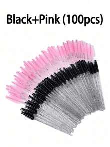 Disposable Makeup Brush Set - 10cm Mascara, Eyeshadow, Eyebrow Brush Kit | 10-200 Pcs For Salon, Practice, Travel - Multicolor - View 14