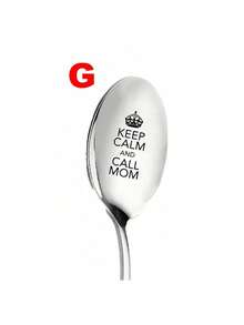 Personalized Coffee Spoon - Engraved Stainless Steel Tea/Coffee Stirrer - Multicolor - View 10