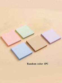 Sticky Notes | Random Colors, Portable Self-Adhesive Bookmarks & Memo Pads For Home Office School - Multicolor - View 12
