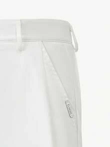 Manfinity Mode Men's White Formal Business Suit Pants, Ceremony - White - View 4