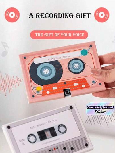 1 băng ghi âm thiệp chúc mừng thiệp mời đám cưới băng cassette băng cassette băng ghi âm giọng nói lời chào mừng lời chúc mừng sinh nhật phước lành thiệp chúc mừng.