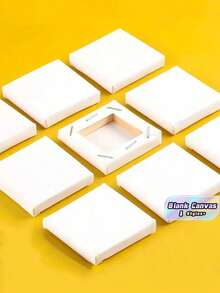 10 Pieces Mini Canvas Panels For Oil Painting And Watercolor - Ideal For Small Art Projects - Multicolor - View 1