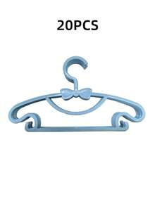20/40PCS Multi-Function Seamless Non-Slip Clothes Hanger, Colorful Small Underwear Hanger For Home Use - Multicolor - View 13