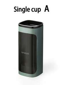 SHEIN Disposable Cup Holder, Automatic Cup Dispenser, Water Dispenser, Paper Cup Holder, Wall Mounted Household Non Perforated Creative Storage Rack - Multicolor - View 6