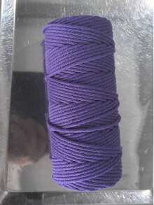Tali Katun 100% 3mm, Warna-warni, Set Tali Bantal Pilinan Tangan untuk Dekorasi Rumah DIY, Barang Dekorasi Pernikahan, Kemasan Film, 100m - warna-warni - View 14