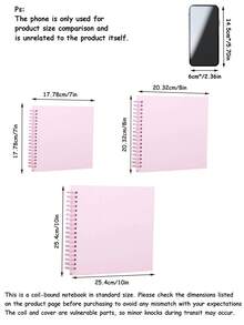SHEIN Album ảnh tự làm kích thước 7*7 inch/8x8 inch/10x10 inch, 40 trang/20 tờ, bìa cứng, giấy Kraft, album ảnh lưu niệm cho đám cưới và kỷ niệm gia đình. - Hồng - Xem 4