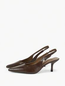 Eladyva Pointed Toe High Heel Sandals For Women - Brown - View 8