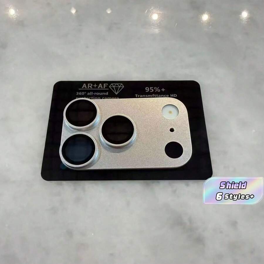 1 pieza Protector de lente de cámara resistente a arañazos y golpes de 4 colores compatible con iPhone 14/15/16 Pro Max - Convertible instantáneamente a 17 Pro/17 Pro Max, diseño elegante, protección duradera [Cambio instantáneo], no se puede usar flash Aplicable a protección diaria, oficina, hogar Protector de cámara de teléfono a prueba de agua, a prueba de golpes, anti-caída, resistente a arañazos