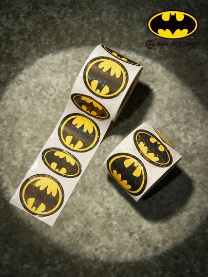 POKOJA LAND BATMAN X 1 Roll Of Sticker Roll, Suitable For Planners, Stationery, Laptops