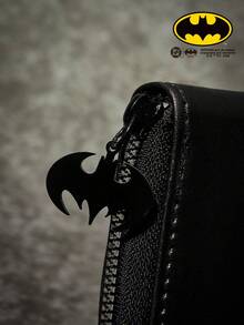 Batman X Joivida Ví đựng tiền xu in hình dơi màu đen thời trang, dễ mang theo. - màu đen - Xem 3