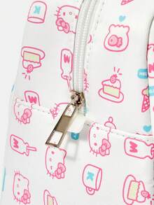 HELLO KITTY AND FRIENDS | SHEIN 白色可爱时尚便携大容量女士手提包 - 白色A - 查看 5