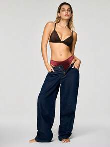 SHAPORA 1pc Front Closure Mocha Wireless Push-Up Bra With Side Support For Women - Coffee Brown - View 3