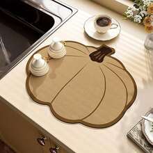 Alfombrilla de drenaje para encimera de cocina, alfombrilla absorbente de barro de diatomeas suave, posavasos para vajilla, alfombrilla para máquina de café, adecuada para decoración del hogar, decoración de cocina, decoración de bar - Multicolor - Ver 21