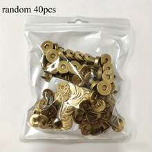 40-Pack Magnetic Button Clasps, Assorted Colors, Sewing Snap Fasteners For Crafts, Purses, Bags, Clothing, Leather, Copper Material, Super Magnetic Force, Art & Craft Supplies - multicolor - View 10