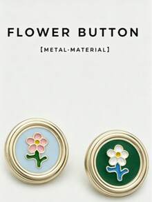 10 Pieces 20mm Rhinestones Luxury Buttons For Clothing Sewing Material Sewing Accessories Fashion Women's Jacket Buttons Coat Buttons Bee - Multicolor - View 1