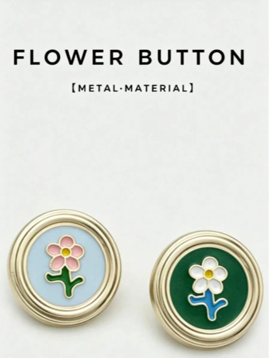 10 Pieces 20mm Rhinestones Luxury Buttons For Clothing Sewing Material Sewing Accessories Fashion Women's Jacket Buttons Coat Buttons Bee - Multicolor - View 1