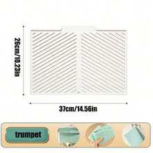 1PC Silicone Dish Drying Mat, (Large, Medium, Small), Non-Slip Anti-Shock Noise-Reducing Mat, Desktop Insulation Pad, Foldable Draining Mat, Rollable Draining Mat, Heat-Resistant Pot Mat, Silicone Drying Mat, Multi-Function Draining Mat, Holiday Gift, Kitchen Accessory, Desktop Accessory - Multicolor - View 14