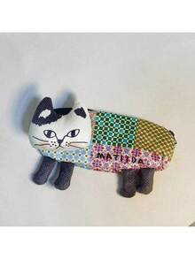 Joivida 1 Buah/2 Buah Tempat Pensil Kucing yang Dipersonalisasi, Tas Penyimpanan Alat Tulis Bordir Kucing 3D, Dompet Unik untuk Siswa Perempuan - warna-warni - View 9